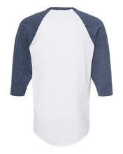 Load image into Gallery viewer, White/ Heather Denim — back