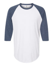 Load image into Gallery viewer, White/ Heather Denim — front