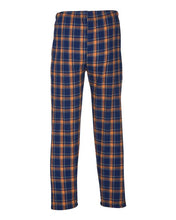 Load image into Gallery viewer, Heritage Navy/ Orange/ Grey Plaid — back