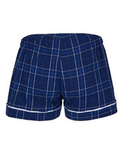 Load image into Gallery viewer, Navy Field Day Plaid — back