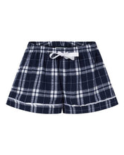 Load image into Gallery viewer, Navy/ Silver Plaid — front