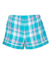 Load image into Gallery viewer, Teal Sophia Plaid — back