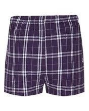 Load image into Gallery viewer, Purple/ White Plaid — back