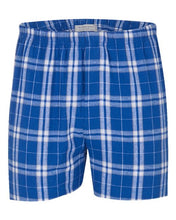 Load image into Gallery viewer, Royal/ Silver Plaid — front