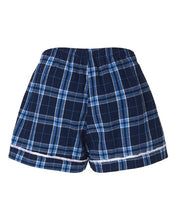 Load image into Gallery viewer, Navy/ Columbia Plaid — back