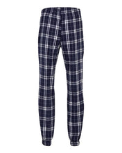 Load image into Gallery viewer, Navy/ Silver Plaid — back