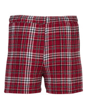 Load image into Gallery viewer, Garnet/ Black Plaid — back