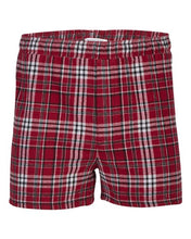 Load image into Gallery viewer, Garnet/ Black Plaid — front