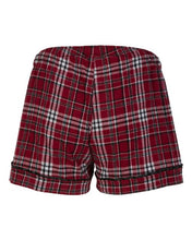 Load image into Gallery viewer, Garnet/ Black Plaid — back