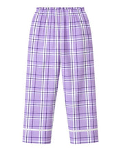 Load image into Gallery viewer, Lavender Carnegie Plaid — back