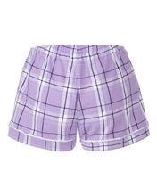 Load image into Gallery viewer, Lavender Carnegie Plaid — back
