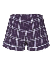 Load image into Gallery viewer, Purple/ White Plaid — back