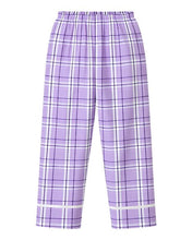 Load image into Gallery viewer, Lavender Carnegie Plaid — back