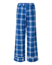 Load image into Gallery viewer, Royal/ Silver Plaid — back