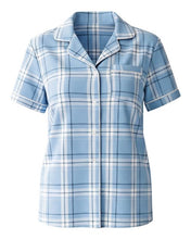 Load image into Gallery viewer, Sky Blue Carnegie Plaid — front