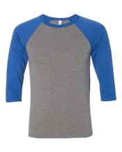 Load image into Gallery viewer, Grey/ True Royal Triblend — front · rembg