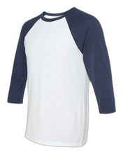 Load image into Gallery viewer, White/ Navy — side · rembg