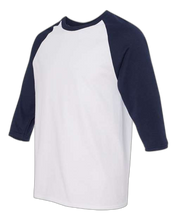 Load image into Gallery viewer, White/ Navy — side · rembg