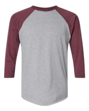 Load image into Gallery viewer, Vintage Heather/ Vintage Burgundy — front · rembg