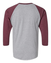 Load image into Gallery viewer, Vintage Heather/ Vintage Burgundy — back · rembg