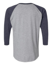 Load image into Gallery viewer, Vintage Heather/ Vintage Navy — back · rembg