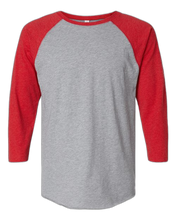Load image into Gallery viewer, Vintage Heather/ Vintage Red — front · rembg