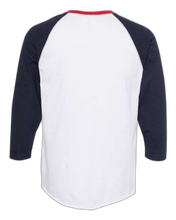 Load image into Gallery viewer, White/ Navy/ Red — back · rembg