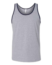 Load image into Gallery viewer, Athletic Heather/ Navy — front · rembg