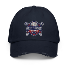 Load image into Gallery viewer, Distressed Baseball Cap with Team Logo