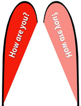 Load image into Gallery viewer, Tear-Drop Flags