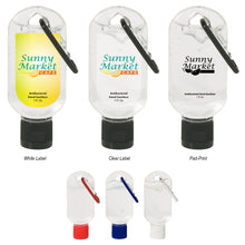 Load image into Gallery viewer, 1 Oz. Hand Sanitizer With Carabiner
