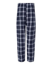 Load image into Gallery viewer, Navy/ Silver Plaid — back
