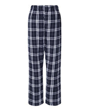 Load image into Gallery viewer, Navy/ Silver Plaid — back
