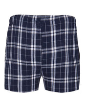 Load image into Gallery viewer, Navy/ Silver Plaid — back
