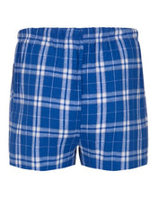 Load image into Gallery viewer, Royal/ Silver Plaid — back
