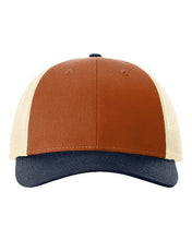 Load image into Gallery viewer, Dark Orange/ Birch/ Patriot Blue — front
