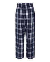 Load image into Gallery viewer, Navy/ Silver Plaid — back
