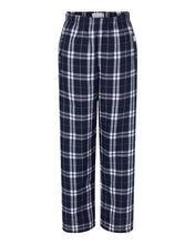 Load image into Gallery viewer, Navy/ Silver Plaid — front
