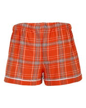 Load image into Gallery viewer, Burnt Orange Kingston Plaid — back
