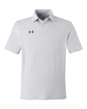 Load image into Gallery viewer, Under Armour 1389853 — Men's Destin Drive "UA Playoff Team Stripe" Performance Polo
