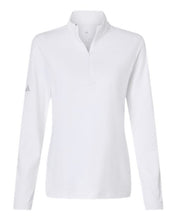 Load image into Gallery viewer, Adidas A709 — Women's Textured Stripe Quarter-Zip Pullover
