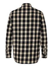 Load image into Gallery viewer, Black/ Ecru Buffalo Plaid — back

