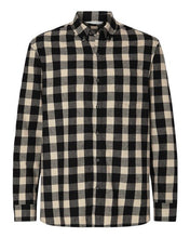 Load image into Gallery viewer, Black/ Ecru Buffalo Plaid — front
