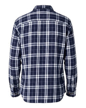 Load image into Gallery viewer, Navy/ Silver Plaid — back
