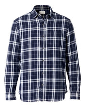 Load image into Gallery viewer, Navy/ Silver Plaid — front
