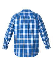 Load image into Gallery viewer, Royal/ Silver Plaid — back
