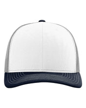 Load image into Gallery viewer, White/ Aluminum/ Navy — front
