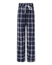 Load image into Gallery viewer, Navy/ Silver Plaid — front
