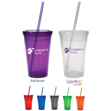 Load image into Gallery viewer, 16 Oz. Sunsplash Double Wall Tumbler
