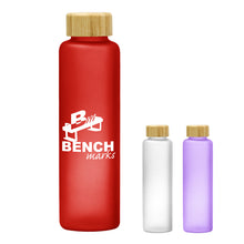 Load image into Gallery viewer, 20 Oz. Belle Glass Bottle With Bamboo Lid
